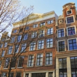 Typical Dutch houses, Amsterdam, The Netherlands