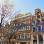 Typical Dutch houses, Amsterdam, Netherlands